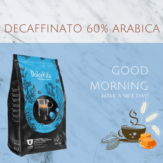 Decaffinato 60% Arabica 焦糖/可可豆/烤燕麥| Dolce Gusto膠囊咖啡