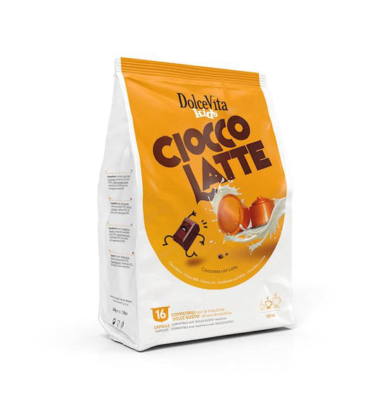 Cioccolatte 低脂牛奶朱古力熱飲 (兼容Dolce Gusto) (Best Before 31/01/2025)